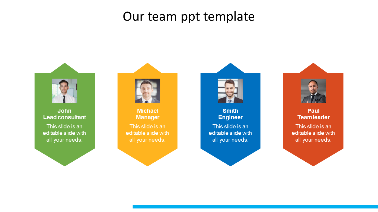 Our Team PPT Template Presentation For Your Requirement